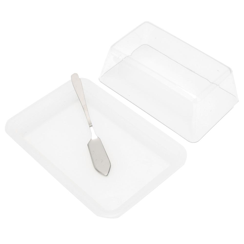 Transparent Cover Butter Slicer Cutter PP/PC Cheese Storage Box Butter Keeper Slicer  For Margarine