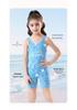 Girls' Quick-Dry One-Piece Swimsuit for Kids, 2026 Sports Training Swimwear.