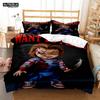 Halloween Horrorfilm Clown Gedruckter Bettbezug Kissenbezug Queen Bettwäscheset Bettwäscheset Luxus Personalisierte Bettwäsche