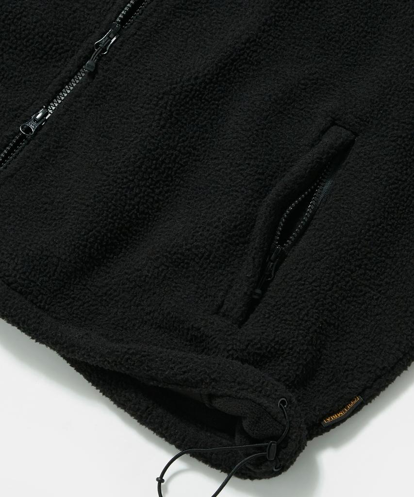 Columbia University Panel Raglan Polar Fleece Zip-Up Jacket_Black