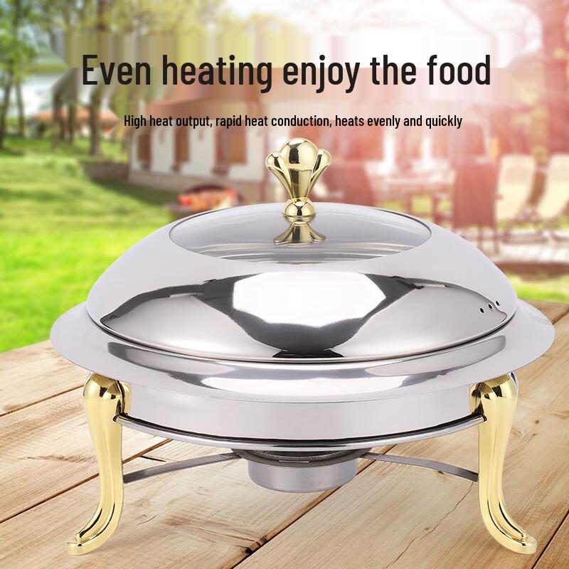 Stainless Steel Chinese Buffet Alcohol Stove Hot Pot