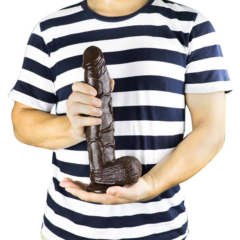 Brown Realistic Anal Dildo Anal Plug Butt Plug Small Penis with Suction Cup Dick Cock Dong Adult Sex Toys for Women