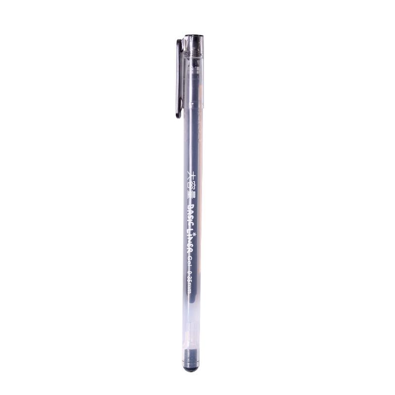 Student Use Ballpoint Pen - 0.35mm Water-Based Black, Red, Blue-Black Ink, Large Capacity