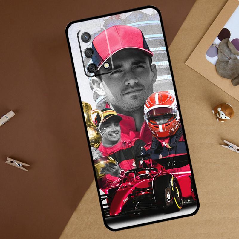 Formula 1 F1 Charles Leclerc Case For OPPO A16 A15 A5 A9 A31 A53 A52 A72 A83 A91 A93 A54 A74 A94 Find X3 X5 Pro Cover