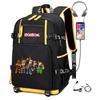 Cartoon Game Merchandise With Usb Hiking Bag College Students Outdoor Travel Large Capacity Backpack Bag