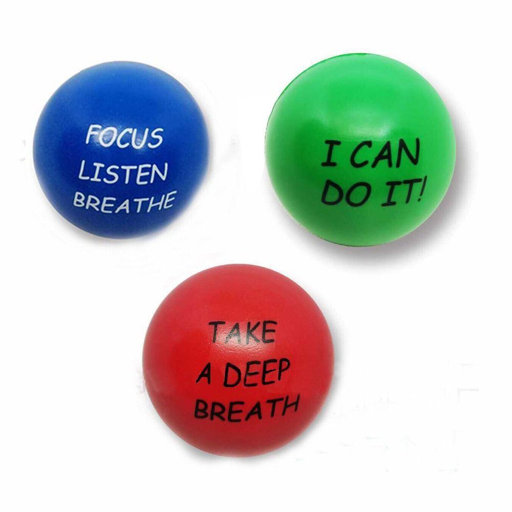 PU Stress Relief Balls Grip Training Grip Strength Balls New Hand Stress Ball  Kids And Adults