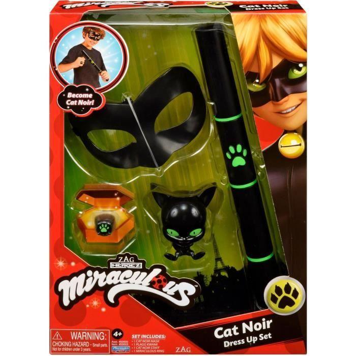 BANDAI - Miraculous Transformationsset - Chat Noir - Magisches Accessoire - Magischer Schmuck - Kwami