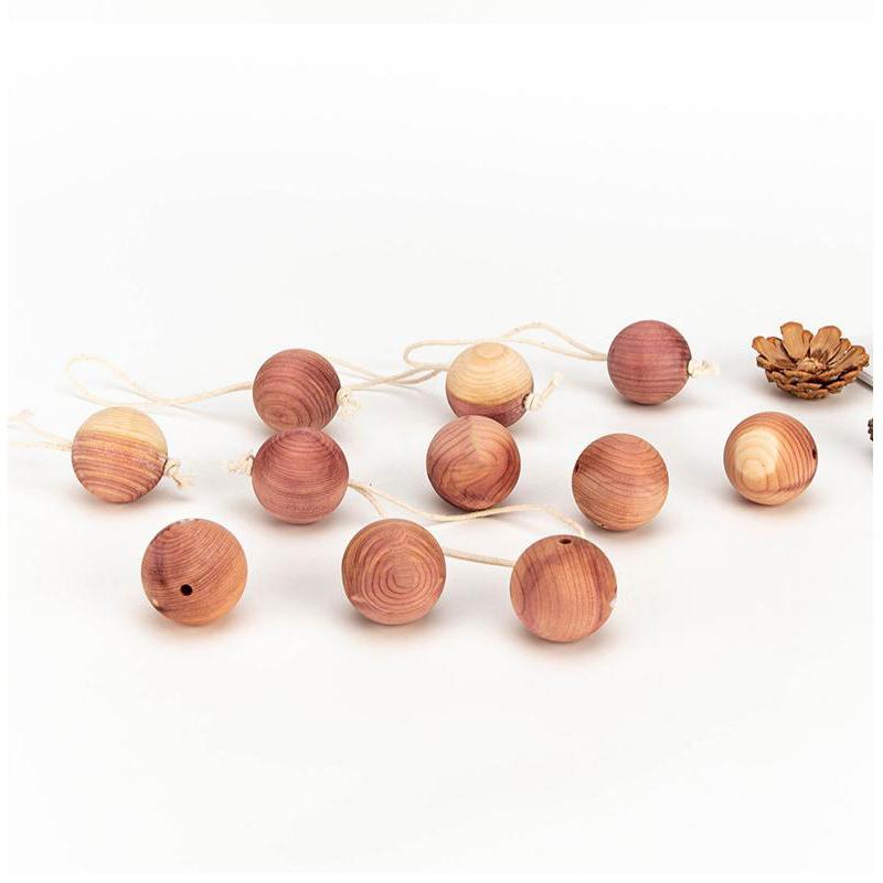 Cedarwood Balls For Home Decor Moisture-Proof Breathable Fragrance Accessories Wardrobe Cedarwood Beads 1Pc