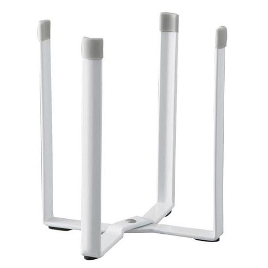 Yamazaki Poly Bag Holder White Approximately Plate Draining Triangular Corner Tabletop Trash Can Slim Foldable 6534