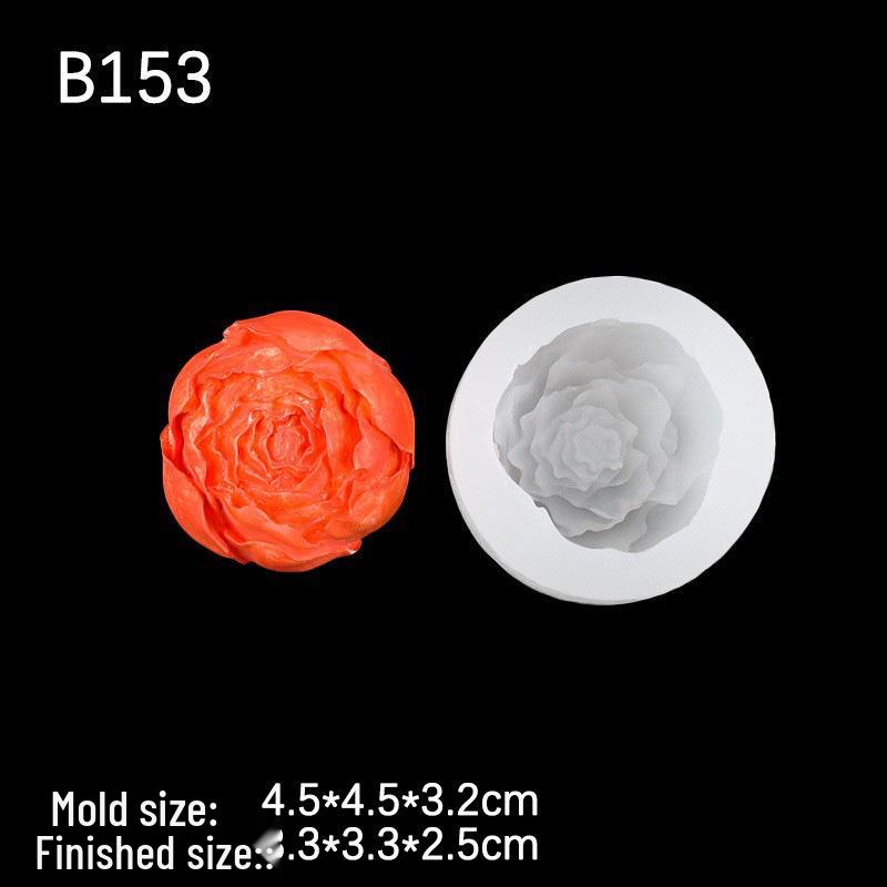 

3D Силиконовая форма для цветов гибискуса, розы, пиона для торта, мыла, смолы, гипсовых украшений