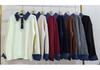 Women's Loose Denim Sleeve Patchwork Sweater - Autumn/Winter Knitwear Fashion