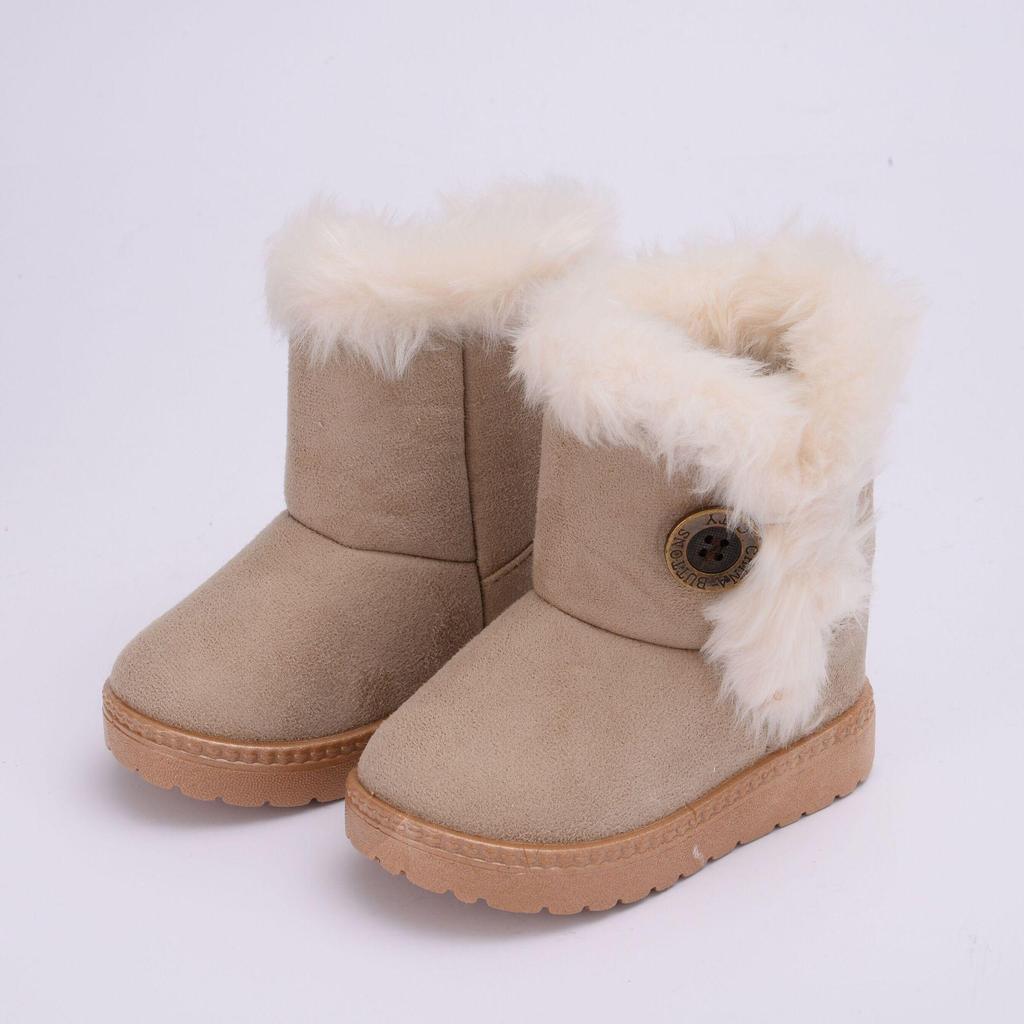 Cross-Border Kids' Snow Boots - Thick, Warm Cotton Boots