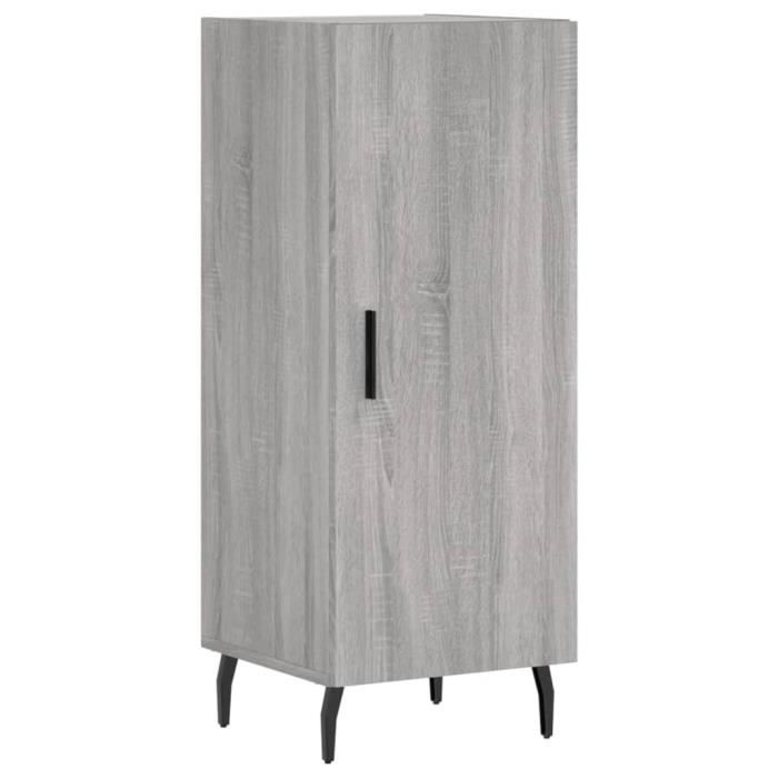VidaXL Buffet Sonoma Grey 34.5x34x90 Cm Engineered Wood 828562