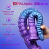 Tentacle Anal Plug - Liquid Silicone Fantasy Butt Plug with Color Mix Design, Realistic Texture for Beginners & Advanced Play Sex Toys