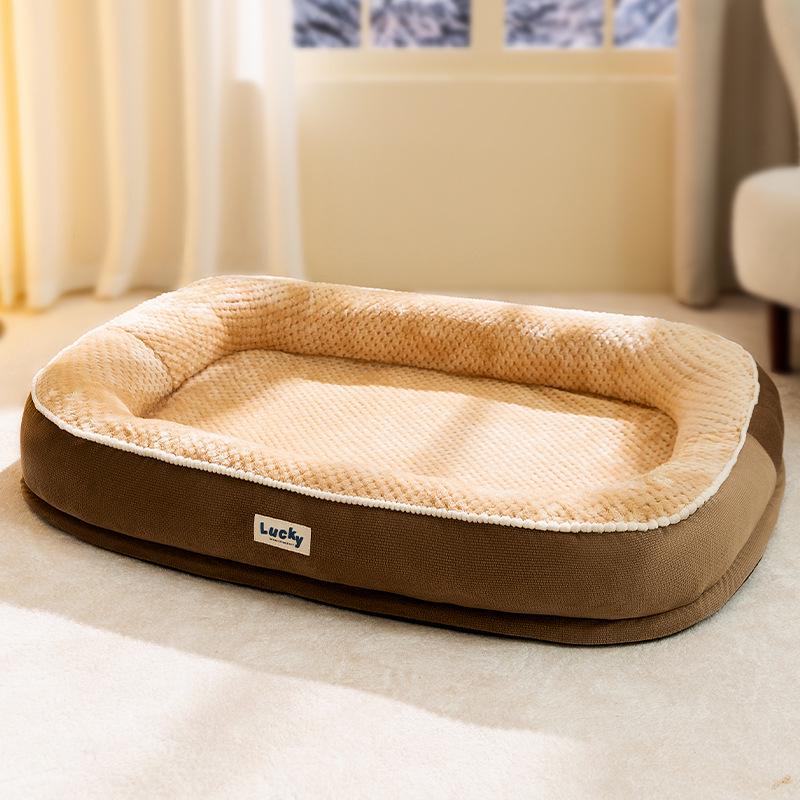 Cozy Autumn & Winter Pet Bed for Cats & Small Dogs - Thick, Warm, Deep Sleep Design