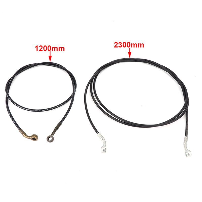1pc Motorcycle 1200mm/2300mm Tube Brake cable Hydraulic Oil Hoses Banjo pipe Fit For city Harley Electric Scooter Scooter Partse