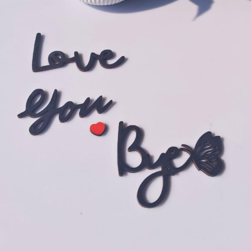 Farmhouse Wall Decors for Living Room,Hallway Entryway,Door Decors Love You Bye Wood Door Signs Modern Home Decors