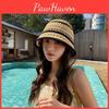 Knitted Hollow Fashionable Fisherman Hat With Color Splicing Design Daily For