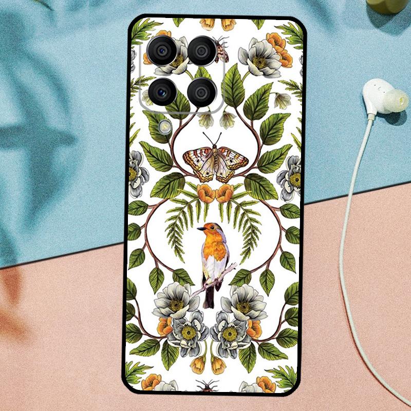 Garden Birds For Samsung Galaxy M14 M34 M54 M20 M06 M16 M12 M13 M15 M35 M55 M33 M53 M21 M31 M32 M52 Case