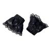 Ruffled Victorian Lace Jabot Detachable Collar Cuffs Set Accessory Set Fake Collar