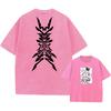 Graphic Vintage Acid Wash Cotton Tee for Men Women Summer Oversized TShirt Short Sleeve Crewneck Tops Cosplay Outfits