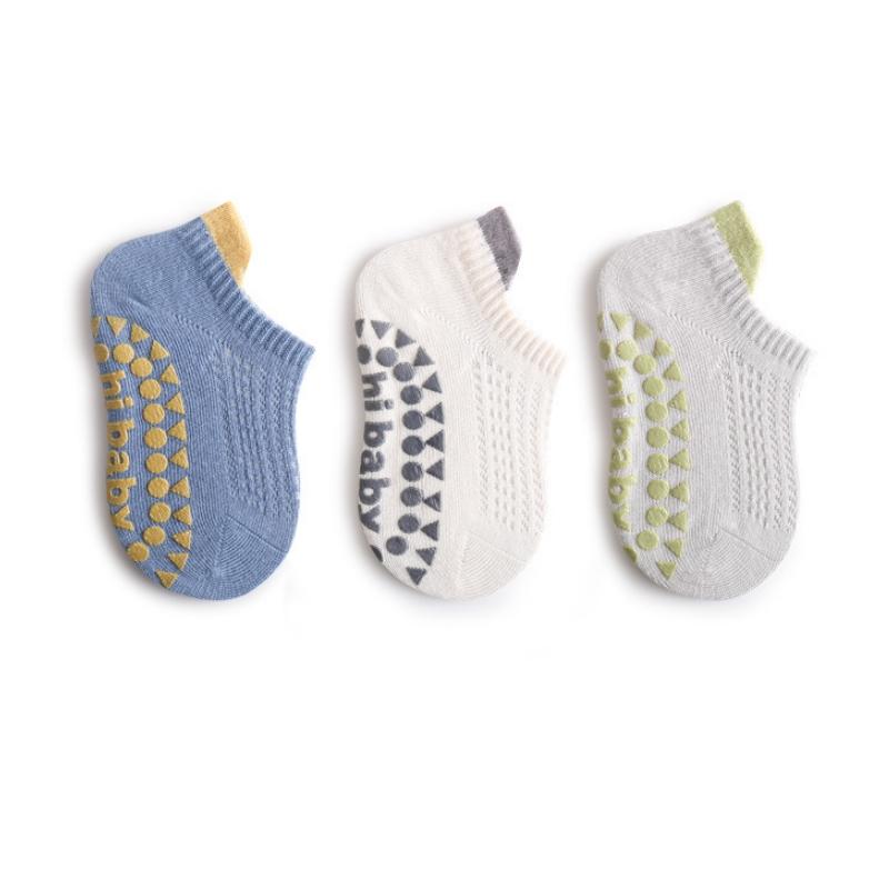 

3 пары/лот летние детские носки для девочек и мальчиков хлопковые сетчатые тонкие носки для младенцев и девочек ясельного возраста для мальчиков нескользящие носки 0-5 лет L