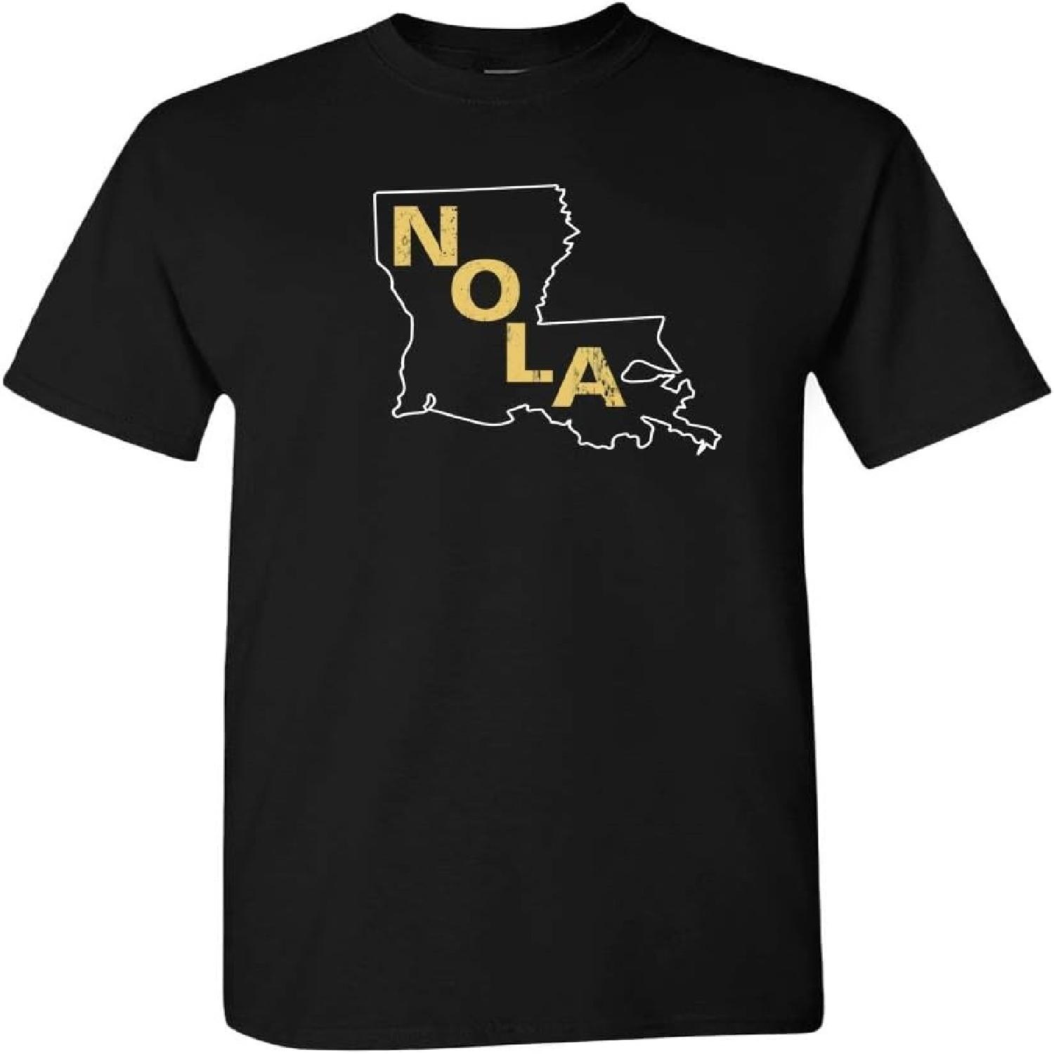 Крайняя домашняя футболка Нового Орлеана NOLA S