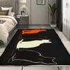 Cute Cat Cartoon Rug Children's Bedroom Decoration Large Area Carpet Modern Living Room Sofa Non-slip Mat Lounge Rug Washable