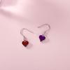 Love Pendant Ear Hook Laser Love Temperament Earrings Sweet and Cool New Style