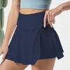 Temu Women'S Summer Explosion Sports Fitness Casual Yoga Skirt Fake Two Comfortable Pleated Skirt