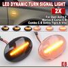 For Opel Corsa B 1993- Combo C 20012002 2003 2004- 2011 2Pieces Led Dynamic Side Marker Lamps Indicator Turn Signal Light