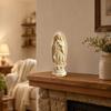 Virgin Mary Statue, Religious Resin Sculpture, Blessed Holy Mother Figurine for Catholic Home Desk Decor