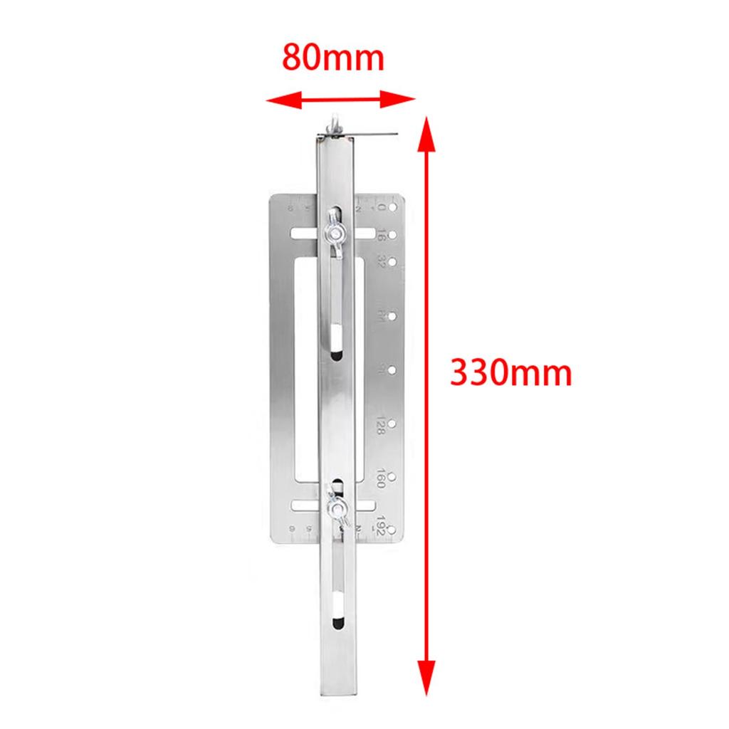 Cabinet Drill Locator Jig Drawer Handle Hole Sleeve Hardware Template Tool Woodworking Tools
