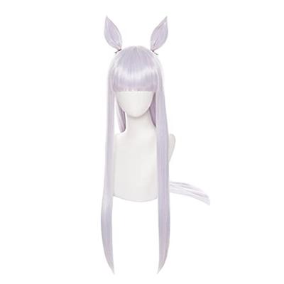 Peruca Cosplay Eileen Uma Musume Gold Ship, Resistente ao Calor, para Festas a Fantasia, Disfarces e Fotografia, Inclui Rede para Peruca