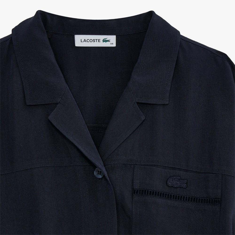 [Lacoste] Women's Openwork Detail Shirt Dress EF236E-56G166