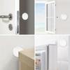 6Pcs/set  Door Knob Wall Shield Clear Soft Rubber Door Stopper Door Handle Bumper Mute Stickers Wall Protector Muffler Pad Protective Plug