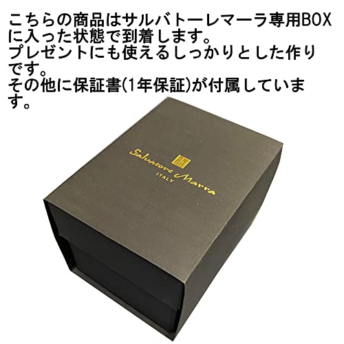 Salvatore Marra Men's Solar-Powered Radio-Controlled Watch, Business Style, Popular Brand, Waterproof, Gift, Blue, with Cloth, SSBL [Parallel Import]