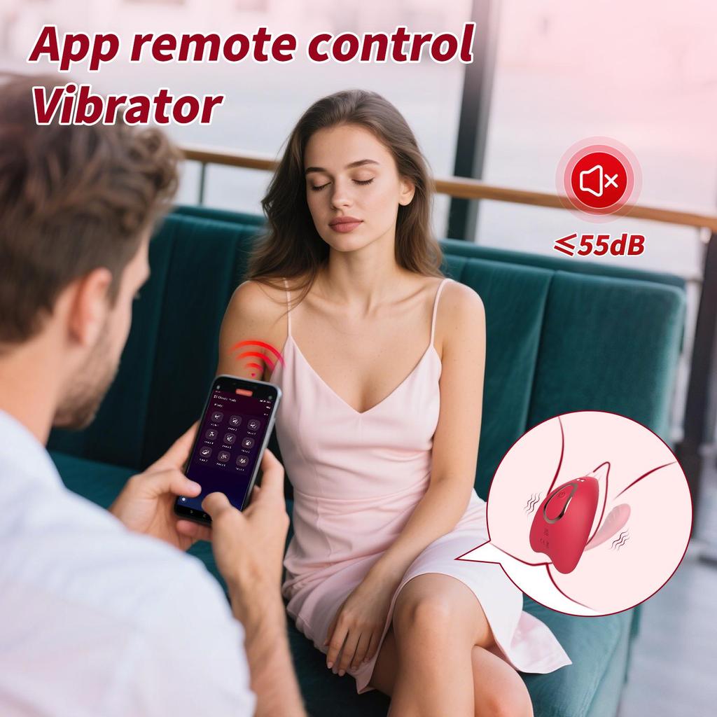 Remote-Control Wearable Vibrator with Dual Vibration for Women