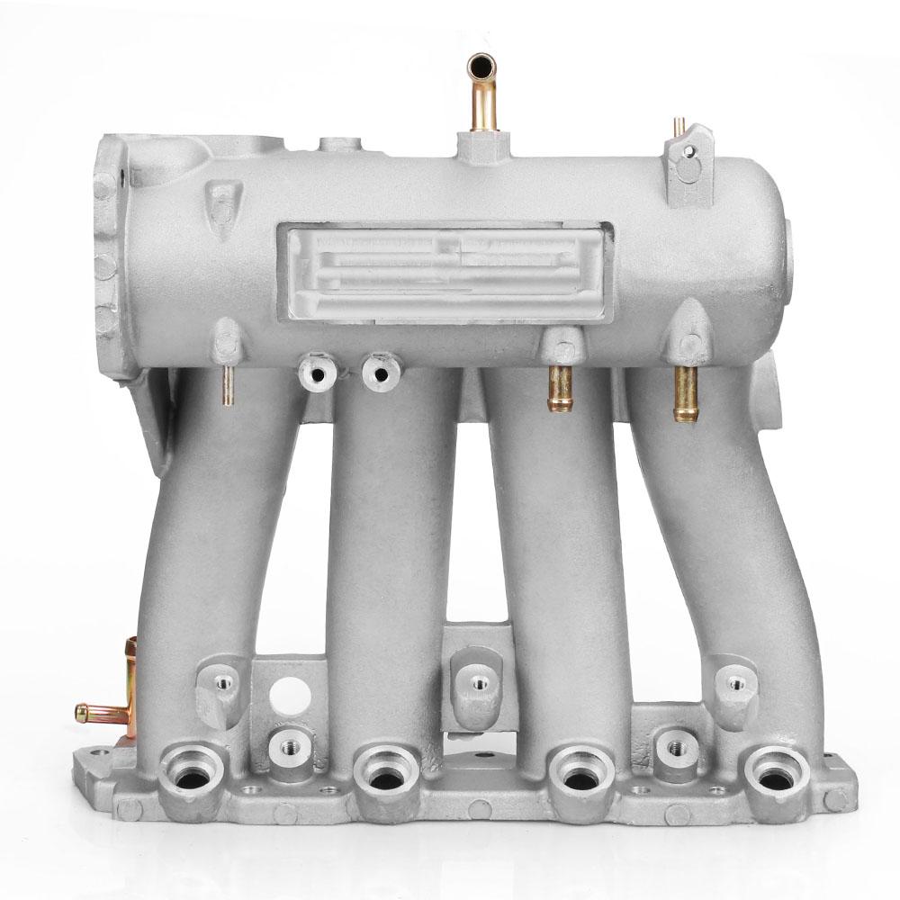RASTP-Silver Cast Aluminum Intake Manifold For 1988-2000 Honda Civic CRX Del Sol SOHC D Series CX DX EX GX RS-CR1818 серебряный
