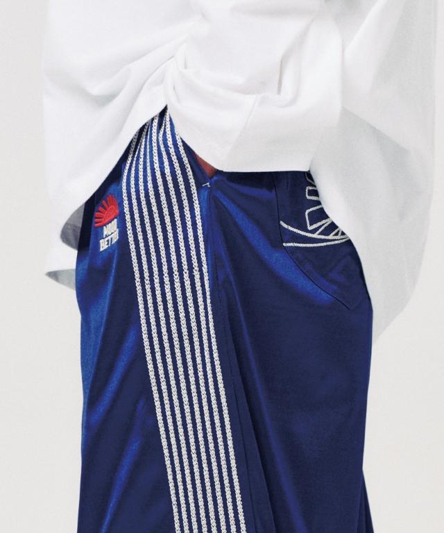 Mod Bearer Side Line Track Pants Blue