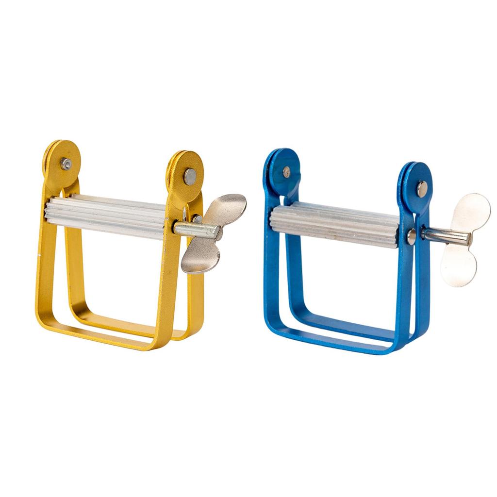 Zahnpastatube Ausdrücker Edelstahl Zahnpastatube Ausdrückwerkzeug für Wasabi-Tuben Friseursalon Tomatenmark Farbtuben