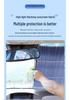 Retractable Car Sunshade: Foldable Heat Insulation Sun Blocker with Suction Cup.