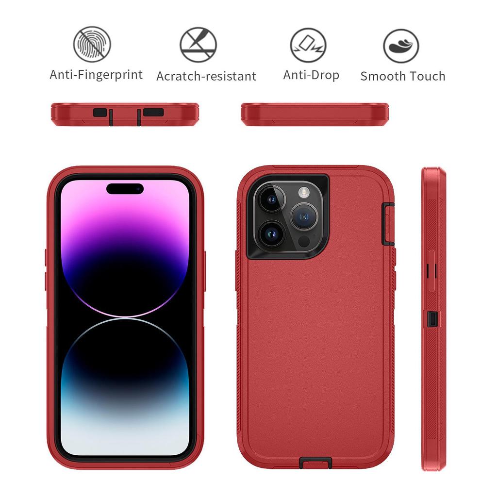 iPhone 14 Pro Max Rugged Three-in-One Phone Case