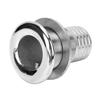 Wasserablassstopfen Durchgangsfitting Ablaufstutzen 316 Edelstahl für Marine Boot Yacht 1 1 2in Schlauch