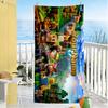 Roblox Customized Name Beach Towel Quick-Dry Soft Microfiber Portable for SwimmingBeachCamping Travel Beach AccessoriesGym