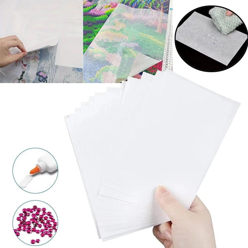 50/100/200 Stuks Anti-kleef Diamant Schilderen Release Papier 5D Diamant Schilderen Gereedschap Accessoires