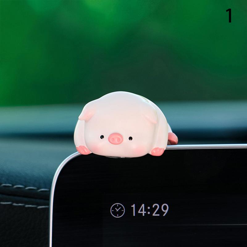 

Mini Cartoon Animal Resin Decorative Toy Cute Computer Desktop Decoration Car Cute Doll Perfect Birthday Gift Choice Decoration 1