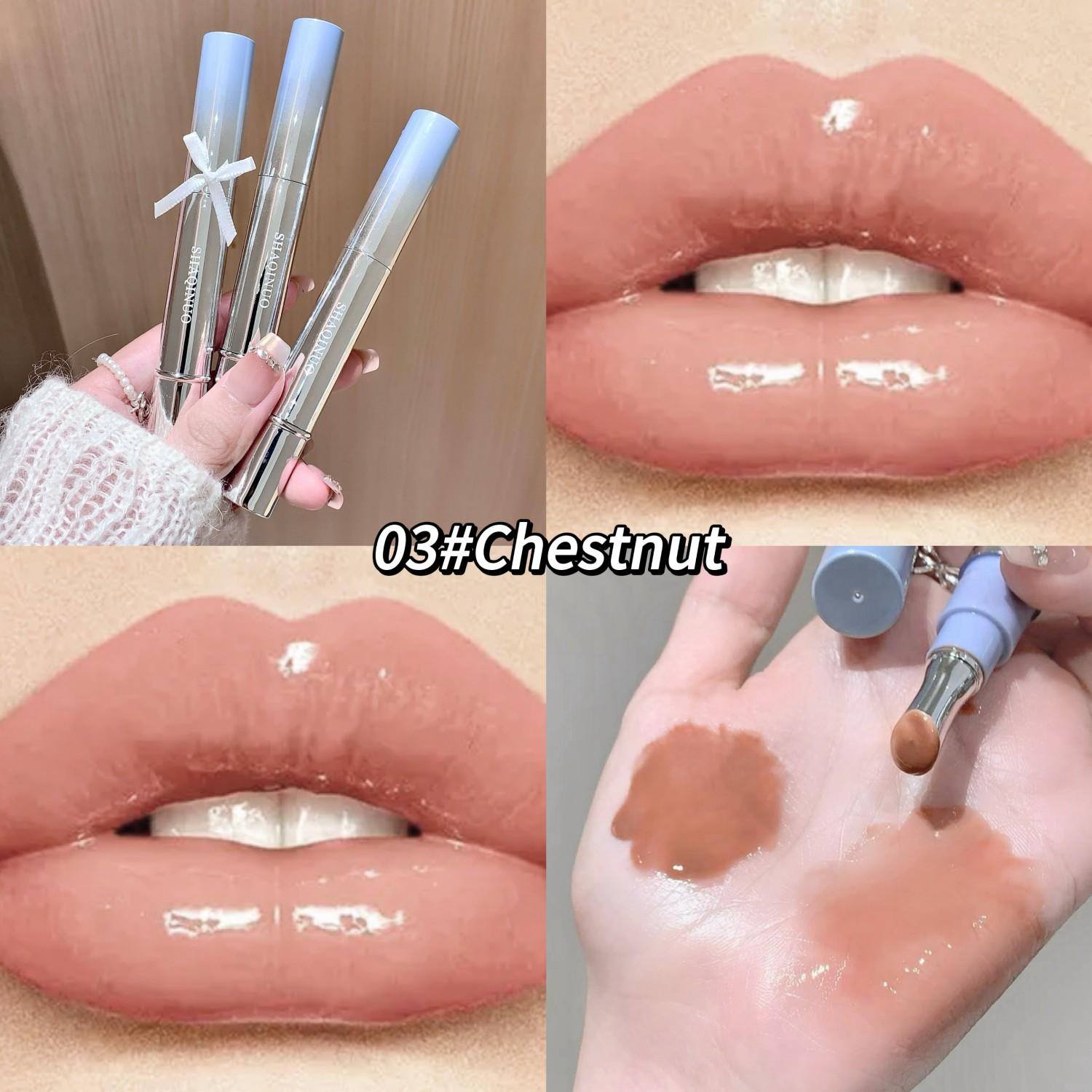 

Блеск для губ SHAQINUO Увлажняющий Зеркальный Блеск Длительный Цвет Помада