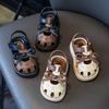 Children's Summer Slippers for Girls and Boys, Indoor Bathroom Non-Slip Soft Sole Cartoon Baby Sandals