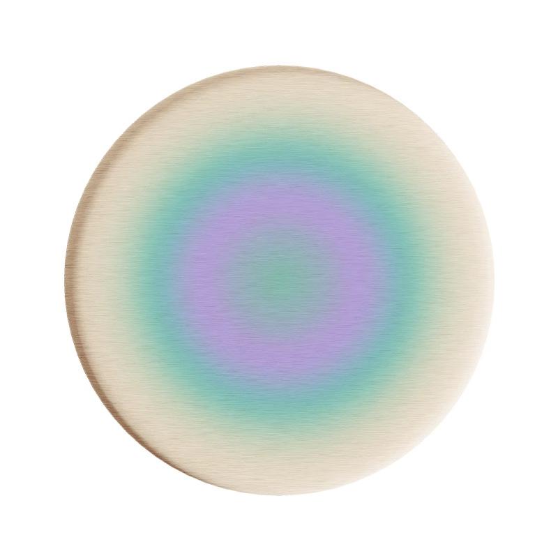 Round Plaid Hard Diatom Mud Coffee Tea Coaster Thermal Insulation Pad Office Non-slip Absorbent Pad